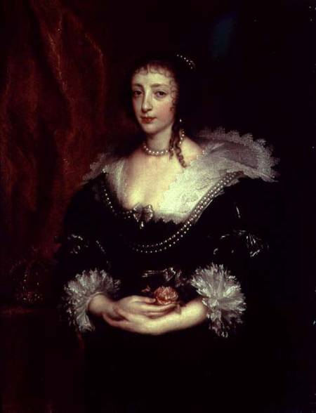 Queen Henrietta Maria (1609-1669), Queen consort of Charles I of England à Sir Anthonis van Dyck