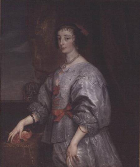 Queen Henrietta Maria à Sir Anthonis van Dyck