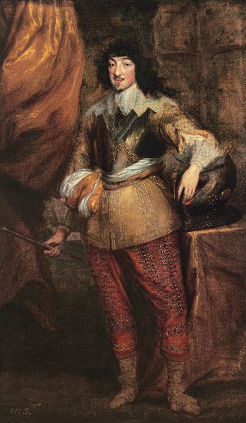 Jean Baptiste Gaston, Duc d'Orleans (1608-60), brother of Louis XIII à Sir Anthonis van Dyck