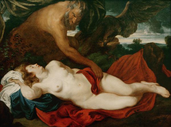 Jupiter comme Satyre auprès d'Antiope