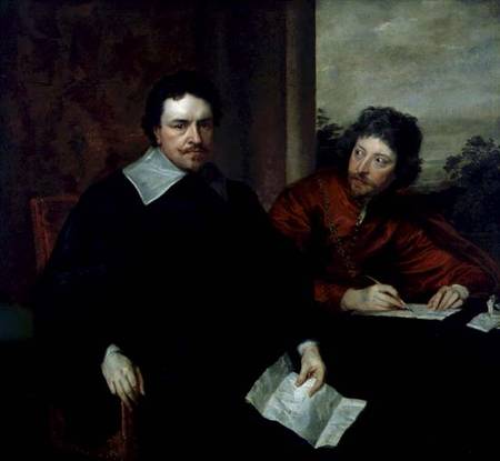 Thomas Wentworth, 1st Earl of Strafford (1593-1641) with Sir Philip Mainwaring (1589-1661) à Sir Anthonis van Dyck