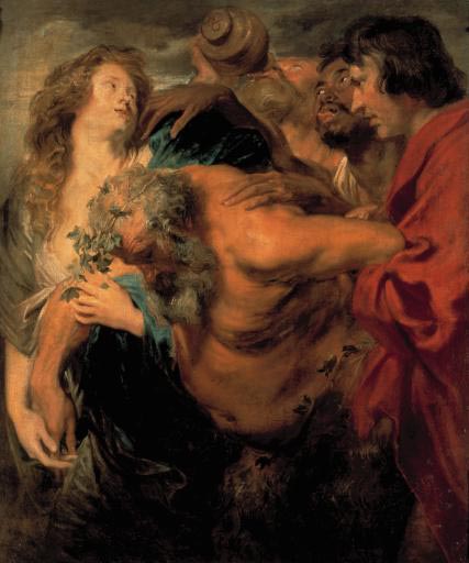 Der trunkene Silen à Sir Anthonis van Dyck