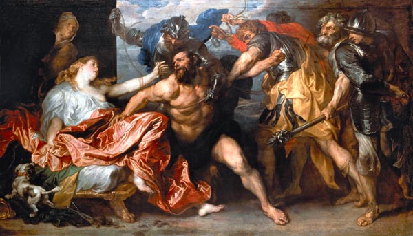 Samson et Delila à Sir Anthonis van Dyck