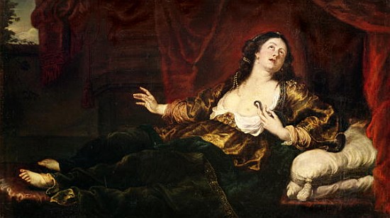 Death of Cleopatra VII (69-30 BC) à Sir Anthony van Dyck