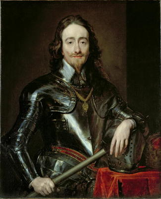 King Charles I (oil on canvas) à Sir Anthony van Dyck