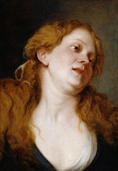The Penitent Magdalen (oil on canvas) à Sir Anthony van Dyck