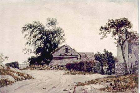 Roadside Cottages à Sir Augustus Wall Callcott