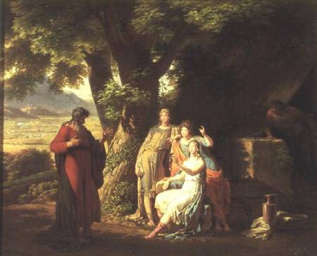 Moses and the Daughters of Jethro à Sir Charles Lock Eastlake