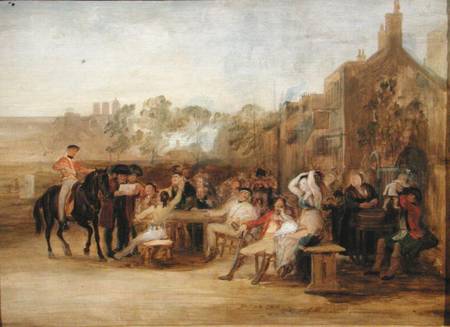 Study for 'Chelsea Pensioners Reading the Waterloo Dispatch' à Sir David Wilkie