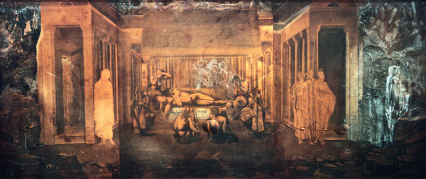 Der Schlaf des König in Avalon à Sir Edward Burne-Jones