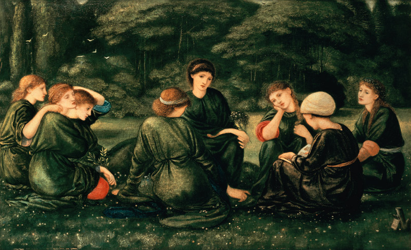 l'été vert à Sir Edward Burne-Jones