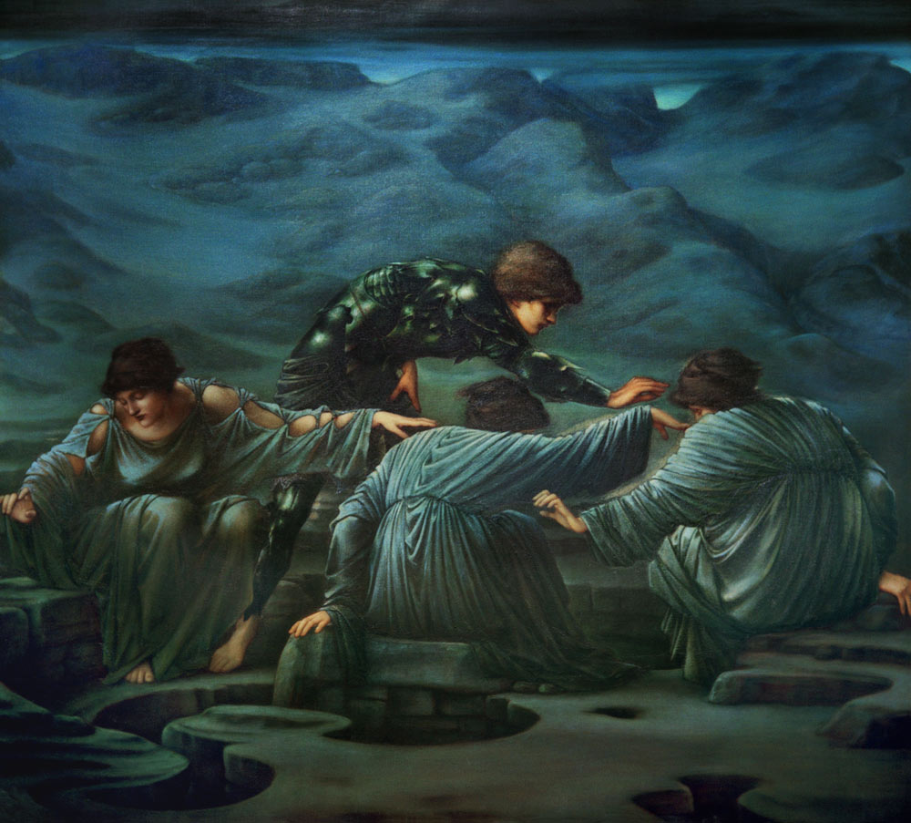 Perseus und die Meernymphen à Sir Edward Burne-Jones
