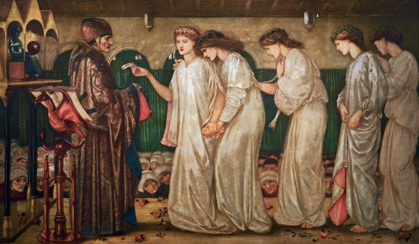 Prinzessin Sabra zieht das Los à Sir Edward Burne-Jones