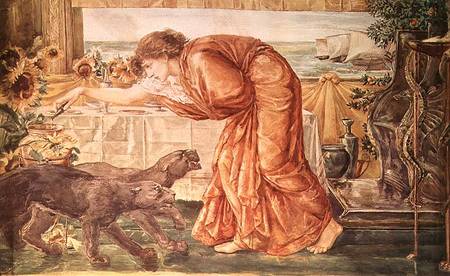 Circe Pouring Poison into a Vase and Awaiting the Arrival of Ulysses à Sir Edward Burne-Jones