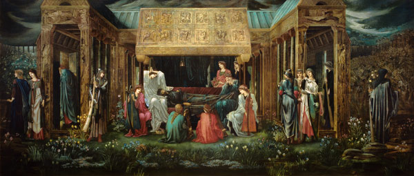 Der Schlaf des König Artus in Avalon à Sir Edward Burne-Jones