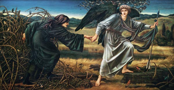 Die Liebe führt den Pilger à Sir Edward Burne-Jones