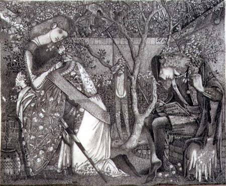 The Knight's Farewell à Sir Edward Burne-Jones