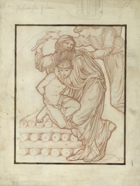 The Sacrifice of Isaac. à Sir Edward Burne-Jones
