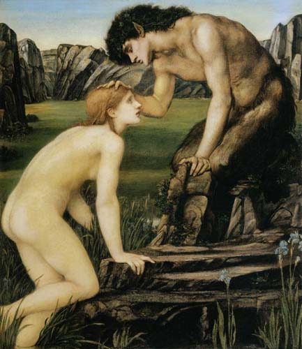 Pan and Psyche à Sir Edward Burne-Jones