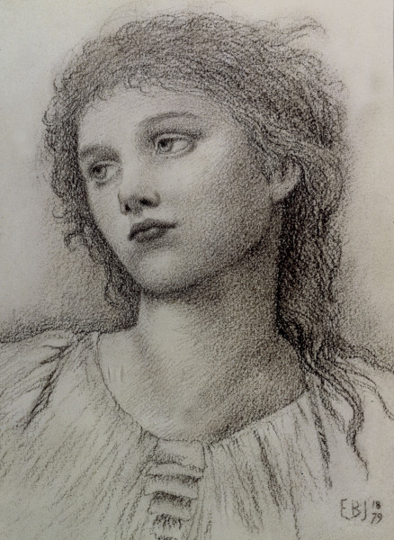 Study of a Head à Sir Edward Burne-Jones