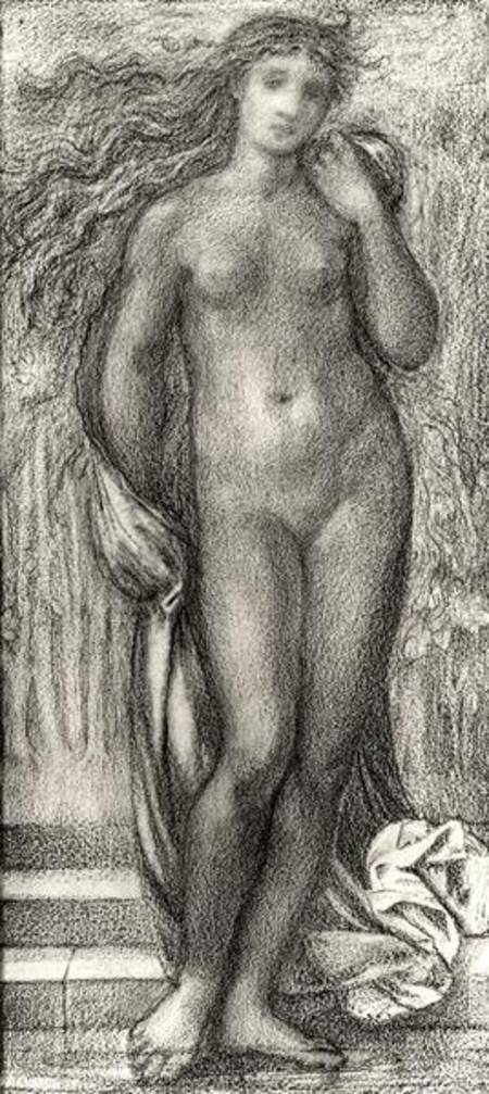 Summer (pencil & red chalk) à Sir Edward Burne-Jones
