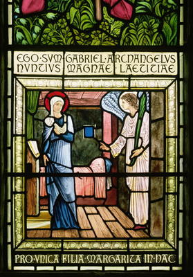 The Annunciation (stained glass) à Sir Edward Burne-Jones