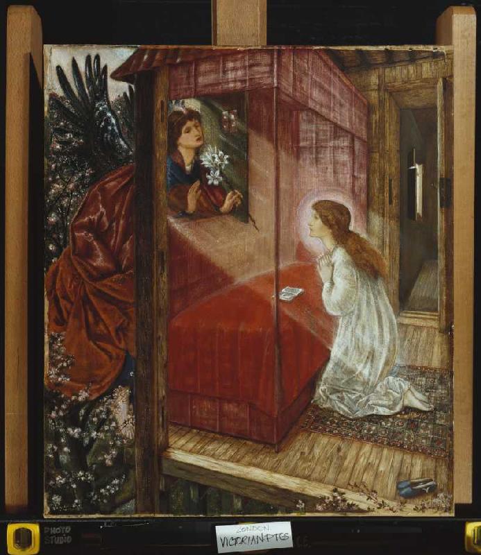 l'annonciation à Marie (ou : La fleur de dieu) à Sir Edward Burne-Jones