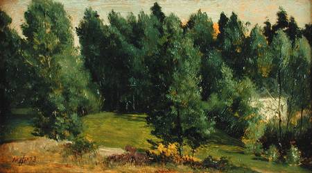 A Wooded Landscape à Sir Edward John Poynter