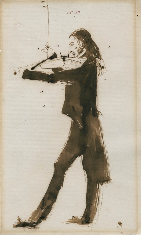 Portrait of Niccolò Paganini (1782-1840) à Sir Edwin Henry Landseer