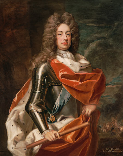 Portrait of John Churchill (1650-1722) 1st Duke of Marlborough (oil on canvas) à Sir Godfrey Kneller