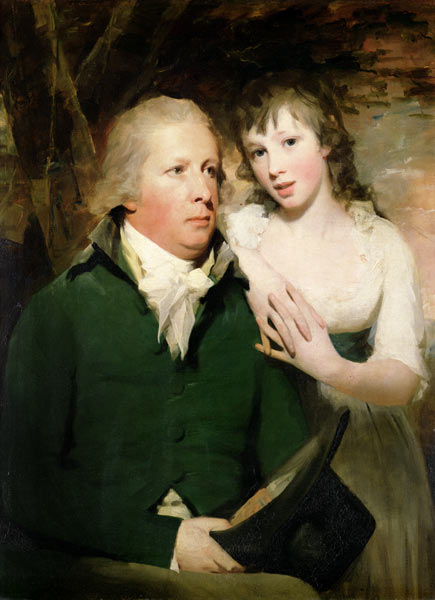 Sir Alexander Don with his daughter Elizabeth à Sir Henry Raeburn