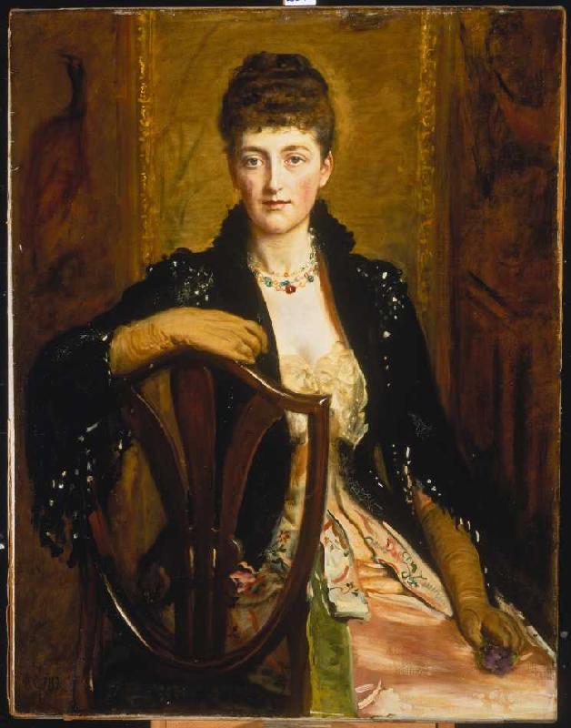 Portrait d'Alice Sophia Caroline Wortley. à Sir John Everett Millais