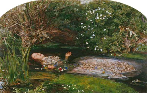 Ophelia à Sir John Everett Millais