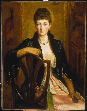 Portrait d'Alice Sophia Caroline Wortley.