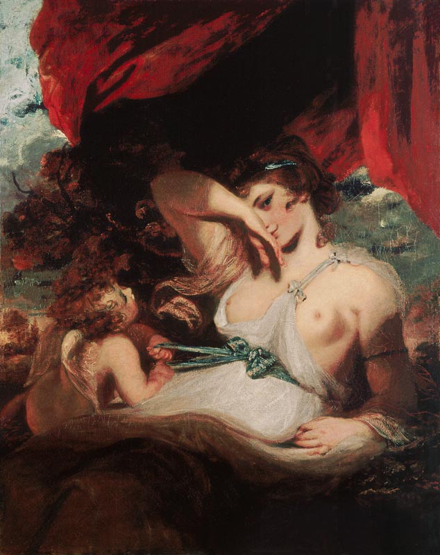 Cupid Unfastening the Girdle of Venus à Sir Joshua Reynolds
