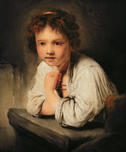 Young Girl at a Window à Sir Joshua Reynolds