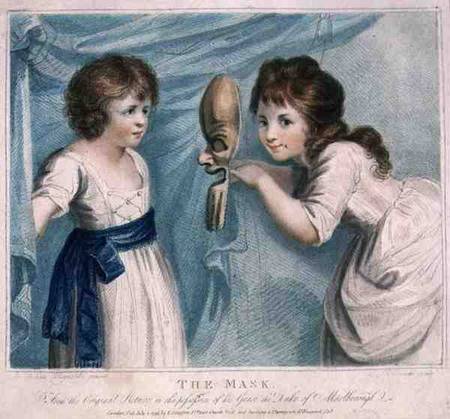 The Mask, engraved by Luigi Schiavonetti (1765-1810), pub. by T. Simpson and Darling & Thompson, 179 à Sir Joshua Reynolds