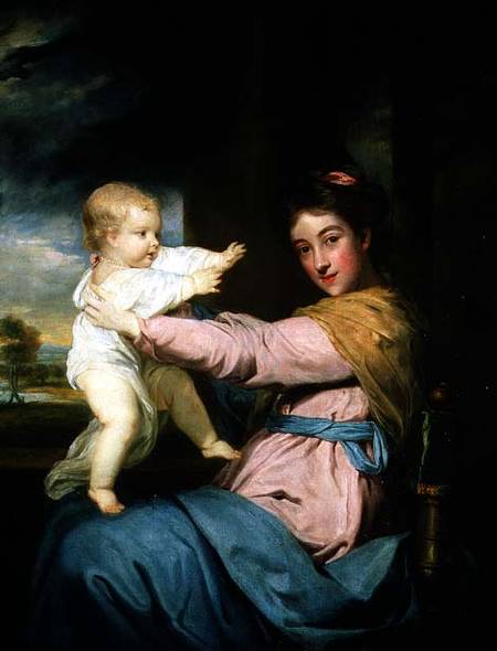 Portrait of Caroline à Sir Joshua Reynolds