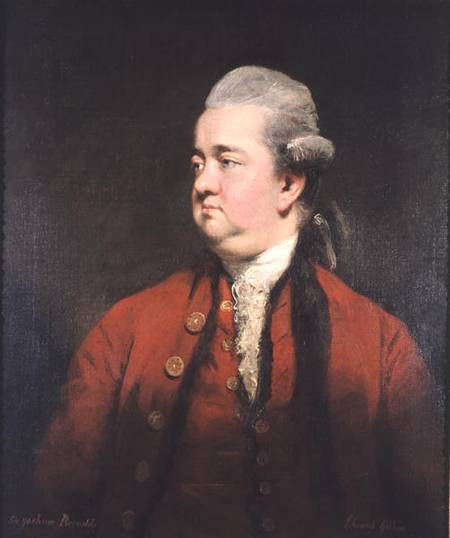 Portrait of Edward Gibbon (1737-94) à Sir Joshua Reynolds