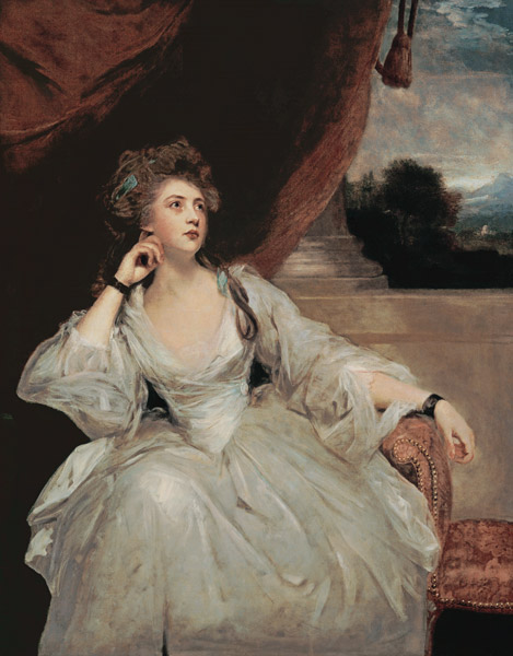 Portrait of Mrs. Stanhope (oil on canvas) à Sir Joshua Reynolds