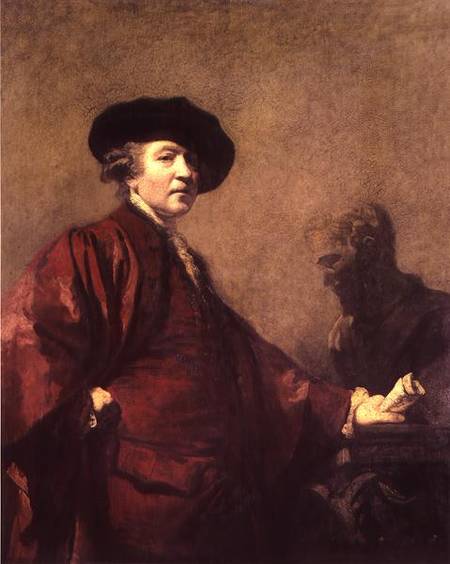 Self portrait à Sir Joshua Reynolds