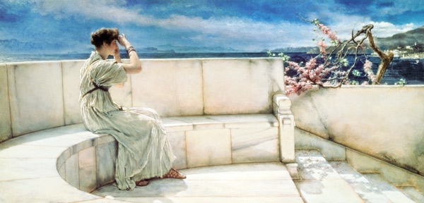 Expectations à Sir Lawrence Alma-Tadema