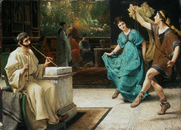 Dance dans la Rome antique à Sir Lawrence Alma-Tadema
