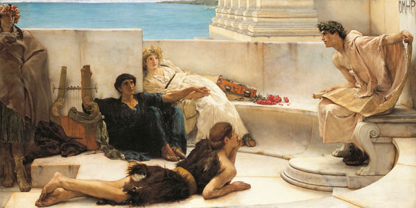 A reading from Homer à Sir Lawrence Alma-Tadema