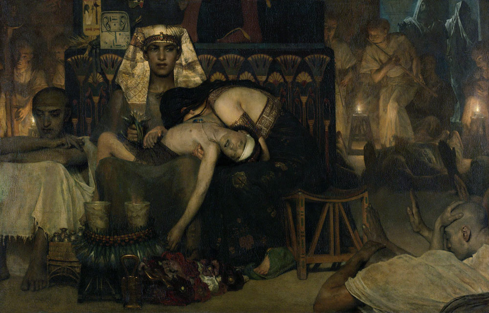 The Death of the First Born, Alma-Tadema à Sir Lawrence Alma-Tadema