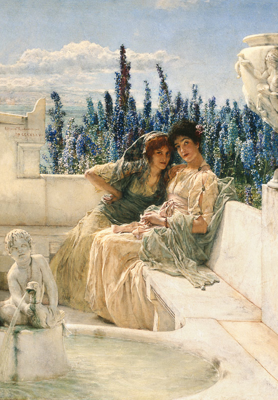 Whispering Noon à Sir Lawrence Alma-Tadema