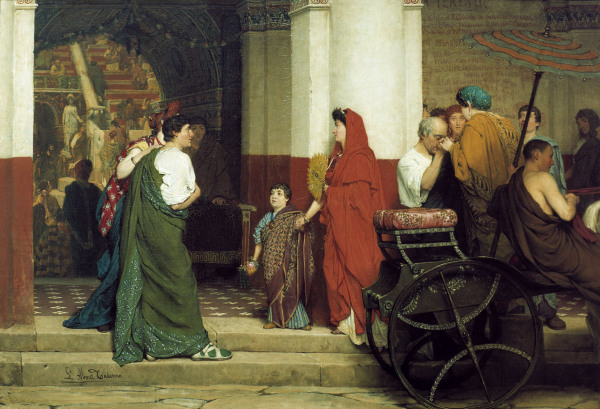 Entrance to Roman theatre à Sir Lawrence Alma-Tadema