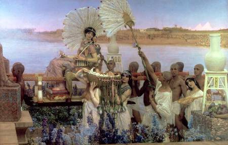 The Finding of Moses by Pharaoh's Daughter à Sir Lawrence Alma-Tadema