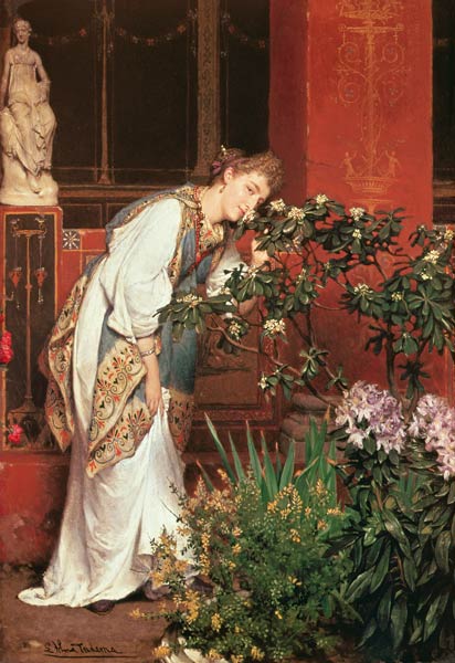 In the Peristyle à Sir Lawrence Alma-Tadema