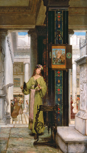 In the Temple à Sir Lawrence Alma-Tadema